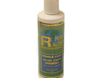 R Pur Aloe Cold-processed, Whole Leaf Aloe Liniment 8 oz Bottle